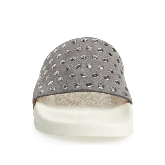 Lucky Brand Studded Slide Sandals - Picture 3 of 8